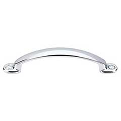 Top Knobs [M1863] Die Cast Zinc Cabinet Pull Handle - Arendal Series - Standard Size - Polished Chrome Finish - 3 3/4" C/C - 5" L