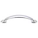 Top Knobs [M1863] Die Cast Zinc Cabinet Pull Handle - Arendal Series - Standard Size - Polished Chrome Finish - 3 3/4&quot; C/C - 5&quot; L