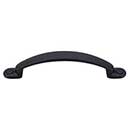 Top Knobs [M1867] Die Cast Zinc Cabinet Pull Handle - Arendal Series - Standard Size - Flat Black Finish - 3 3/4" C/C - 5" L