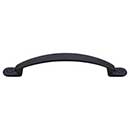 Top Knobs [M1868] Die Cast Zinc Cabinet Pull Handle - Arendal Series - Oversized - Flat Black Finish - 5 1/16&quot; C/C - 6 3/4&quot; L