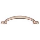 Top Knobs [M1869] Die Cast Zinc Cabinet Pull Handle - Arendal Series - Standard Size - Brushed Bronze Finish - 3 3/4" C/C - 5" L