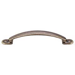 Top Knobs [M474] Die Cast Zinc Cabinet Pull Handle - Arendal Series - Oversized - German Bronze Finish - 5 1/16&quot; C/C - 6 3/4&quot; L