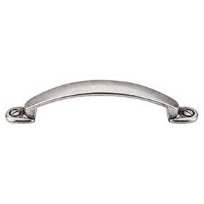 Top Knobs [M475] Die Cast Zinc Cabinet Pull Handle - Arendal Series - Standard Size - Pewter Antique Finish - 3 3/4" C/C - 5" L