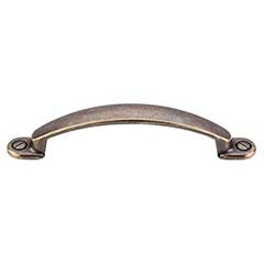 Top Knobs [M478] Die Cast Zinc Cabinet Pull Handle - Arendal Series - Standard Size - German Bronze Finish - 3 3/4&quot; C/C - 5&quot; L