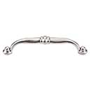 Top Knobs [M1296] Die Cast Zinc Cabinet Pull Handle - Voss Series - Oversized - Brushed Satin Nickel Finish - 5 1/16" C/C - 5 5/8" L