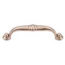 Top Knobs [M1643] Die Cast Zinc Cabinet Pull Handle - Voss Series - Standard Size - Brushed Bronze Finish - 3 3/4" C/C - 4 5/16" L