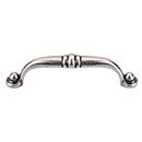 Top Knobs [M483] Die Cast Zinc Cabinet Pull Handle - Voss Series - Standard Size - Pewter Antique Finish - 3 3/4" C/C - 4 5/16" L