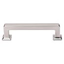 Top Knobs [TK703BSN] Die Cast Zinc Cabinet Pull Handle - Ascendra Series - Standard Size - Brushed Satin Nickel Finish - 3 3/4" C/C - 4 7/16" L