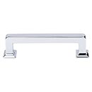 Top Knobs [TK703PC] Die Cast Zinc Cabinet Pull Handle - Ascendra Series - Standard Size - Polished Chrome Finish - 3 3/4&quot; C/C - 4 7/16&quot; L