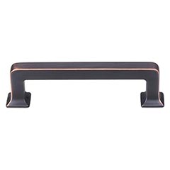 Top Knobs [TK703UM] Die Cast Zinc Cabinet Pull Handle - Ascendra Series - Standard Size - Umbrio Finish - 3 3/4&quot; C/C - 4 7/16&quot; L