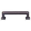 Top Knobs [TK703UM] Die Cast Zinc Cabinet Pull Handle - Ascendra Series - Standard Size - Umbrio Finish - 3 3/4" C/C - 4 7/16" L