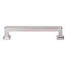 Top Knobs [TK704BSN] Die Cast Zinc Cabinet Pull Handle - Ascendra Series - Oversized - Brushed Satin Nickel Finish - 5 1/16&quot; C/C - 5 11/16&quot; L