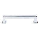 Top Knobs [TK704PC] Die Cast Zinc Cabinet Pull Handle - Ascendra Series - Oversized - Polished Chrome Finish - 5 1/16" C/C - 5 11/16" L