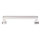 Top Knobs [TK704PN] Die Cast Zinc Cabinet Pull Handle - Ascendra Series - Oversized - Polished Nickel Finish - 5 1/16&quot; C/C - 5 11/16&quot; L