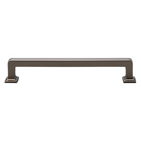 Top Knobs [TK705AG] Die Cast Zinc Cabinet Pull Handle - Ascendra Series - Oversized - Ash Gray Finish - 6 5/16" C/C - 7" L