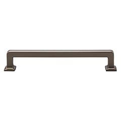 Top Knobs [TK705AG] Die Cast Zinc Cabinet Pull Handle - Ascendra Series - Oversized - Ash Gray Finish - 6 5/16" C/C - 7" L
