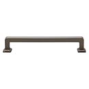 Top Knobs [TK705AG] Die Cast Zinc Cabinet Pull Handle - Ascendra Series - Oversized - Ash Gray Finish - 6 5/16" C/C - 7" L