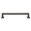 Top Knobs [TK705AG] Die Cast Zinc Cabinet Pull Handle - Ascendra Series - Oversized - Ash Gray Finish - 6 5/16&quot; C/C - 7&quot; L