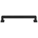 Top Knobs [TK705BLK] Die Cast Zinc Cabinet Pull Handle - Ascendra Series - Oversized - Flat Black Finish - 6 5/16&quot; C/C - 7&quot; L