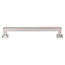 Top Knobs [TK705BSN] Die Cast Zinc Cabinet Pull Handle - Ascendra Series - Oversized - Brushed Satin Nickel Finish - 6 5/16&quot; C/C - 7&quot; L