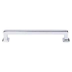 Top Knobs [TK705PC] Die Cast Zinc Cabinet Pull Handle - Ascendra Series - Oversized - Polished Chrome Finish - 6 5/16" C/C - 7" L