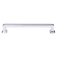 Top Knobs [TK705PC] Die Cast Zinc Cabinet Pull Handle - Ascendra Series - Oversized - Polished Chrome Finish - 6 5/16&quot; C/C - 7&quot; L