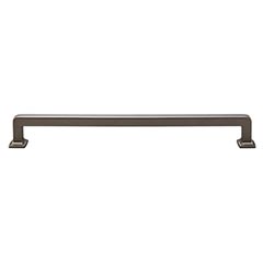 Top Knobs [TK706AG] Die Cast Zinc Cabinet Pull Handle - Ascendra Series - Oversized - Ash Gray Finish - 9" C/C - 9 11/16" L