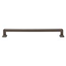 Top Knobs [TK706AG] Die Cast Zinc Cabinet Pull Handle - Ascendra Series - Oversized - Ash Gray Finish - 9" C/C - 9 11/16" L