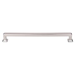 Top Knobs [TK706BSN] Die Cast Zinc Cabinet Pull Handle - Ascendra Series - Oversized - Brushed Satin Nickel Finish - 9&quot; C/C - 9 11/16&quot; L