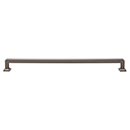 Top Knobs [TK708AG] Die Cast Zinc Cabinet Pull Handle - Ascendra Series - Oversized - Ash Gray Finish - 12" C/C - 12 5/8" L