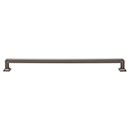 Top Knobs [TK708AG] Die Cast Zinc Cabinet Pull Handle - Ascendra Series - Oversized - Ash Gray Finish - 12&quot; C/C - 12 5/8&quot; L