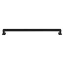 Top Knobs [TK708BLK] Die Cast Zinc Cabinet Pull Handle - Ascendra Series - Oversized - Flat Black Finish - 12&quot; C/C - 12 5/8&quot; L