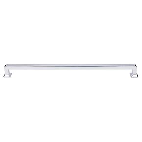 Top Knobs [TK708PC] Die Cast Zinc Cabinet Pull Handle - Ascendra Series - Oversized - Polished Chrome Finish - 12" C/C - 12 5/8" L