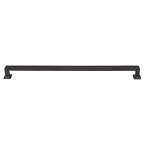 Top Knobs [TK708SAB] Die Cast Zinc Cabinet Pull Handle - Ascendra Series - Oversized - Sable Finish - 12" C/C - 12 5/8" L