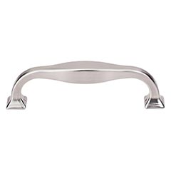 Top Knobs [TK722BSN] Die Cast Zinc Cabinet Pull Handle - Contour Series - Standard Size - Brushed Satin Nickel Finish - 3 3/4&quot; C/C - 4 5/16&quot; L