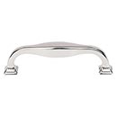 Top Knobs [TK722PN] Die Cast Zinc Cabinet Pull Handle - Contour Series - Standard Size - Polished Nickel Finish - 3 3/4" C/C - 4 5/16" L