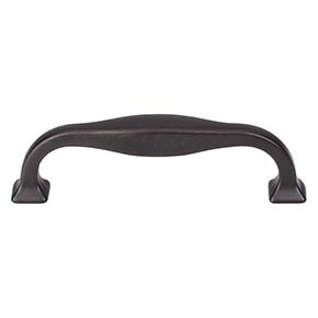 Top Knobs [TK722SAB] Die Cast Zinc Cabinet Pull Handle - Contour Series - Standard Size - Sable Finish - 3 3/4" C/C - 4 5/16" L