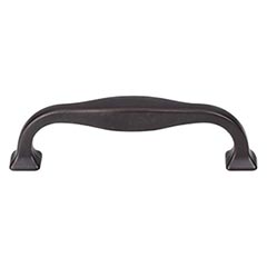 Top Knobs [TK722SAB] Die Cast Zinc Cabinet Pull Handle - Contour Series - Standard Size - Sable Finish - 3 3/4" C/C - 4 5/16" L