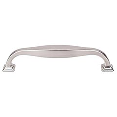 Top Knobs [TK723BSN] Die Cast Zinc Cabinet Pull Handle - Contour Series - Oversized - Brushed Satin Nickel Finish - 5 1/16&quot; C/C - 5 9/16&quot; L