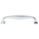 Top Knobs [TK723PC] Die Cast Zinc Cabinet Pull Handle - Contour Series - Oversized - Polished Chrome Finish - 5 1/16&quot; C/C - 5 9/16&quot; L