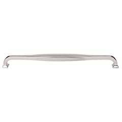 Top Knobs [TK726BSN] Die Cast Zinc Cabinet Pull Handle - Contour Series - Oversized - Brushed Satin Nickel Finish - 12&quot; C/C - 12 9/16&quot; L