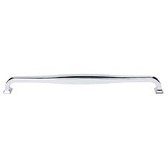 Top Knobs [TK726PC] Die Cast Zinc Cabinet Pull Handle - Contour Series - Oversized - Polished Chrome Finish - 12" C/C - 12 9/16" L