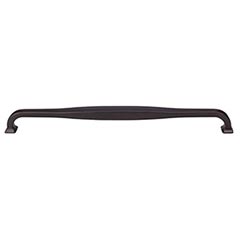 Top Knobs [TK726SAB] Die Cast Zinc Cabinet Pull Handle - Contour Series - Oversized - Sable Finish - 12" C/C - 12 9/16" L
