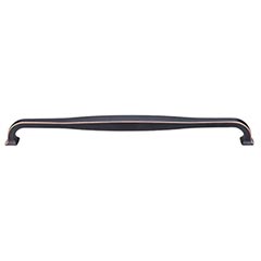 Top Knobs [TK726UM] Die Cast Zinc Cabinet Pull Handle - Contour Series - Oversized - Umbrio Finish - 12" C/C - 12 9/16" L