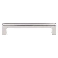 Top Knobs [TK673PN] Die Cast Zinc Cabinet Pull Handle - Podium Series - Oversized - Polished Nickel Finish - 5 1/16" C/C - 5 1/2" L