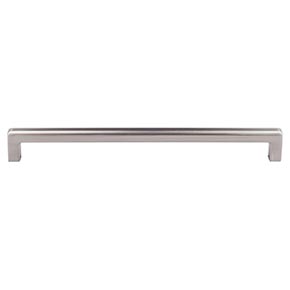 Top Knobs [TK675BSN] Die Cast Zinc Cabinet Pull Handle - Podium Series - Oversized - Brushed Satin Nickel Finish - 9" C/C - 9 7/16" L