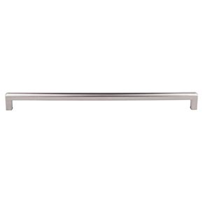 Top Knobs [TK676BSN] Die Cast Zinc Cabinet Pull Handle - Podium Series - Oversized - Brushed Satin Nickel Finish - 12&quot; C/C - 12 /12&quot; L