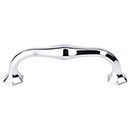 Top Knobs [TK714PC] Die Cast Zinc Cabinet Pull Handle - Spectrum Series - Standard Size - Polished Chrome Finish - 3 3/4" C/C - 4 7/16" L