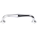 Top Knobs [TK715PC] Die Cast Zinc Cabinet Pull Handle - Spectrum Series - Oversized - Polished Chrome Finish - 5 1/16&quot; C/C - 5 3/4&quot; L