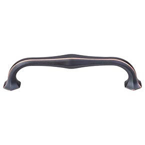 Top Knobs [TK715UM] Die Cast Zinc Cabinet Pull Handle - Spectrum Series - Oversized - Umbrio Finish - 5 1/16" C/C - 5 3/4" L